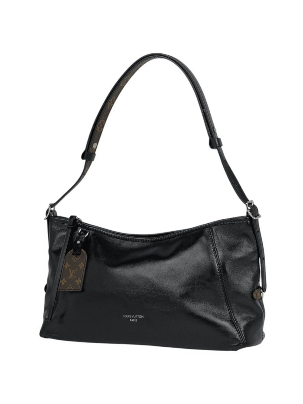 Louis Vuitton Carryall East West Shoulder Bag LV Vibe Leather Noir